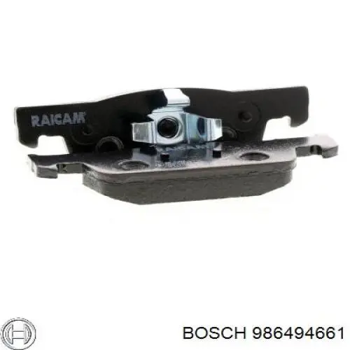 986494661 Bosch Передні гальмівні колодки