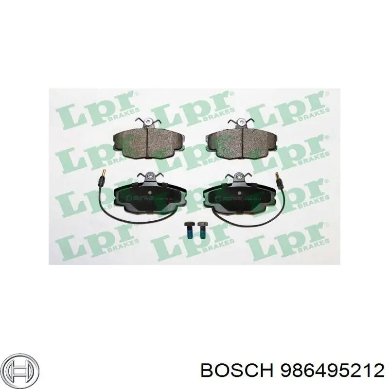 Гальмівні колодки Bosch 986495212 ціна, від 16.25 USD