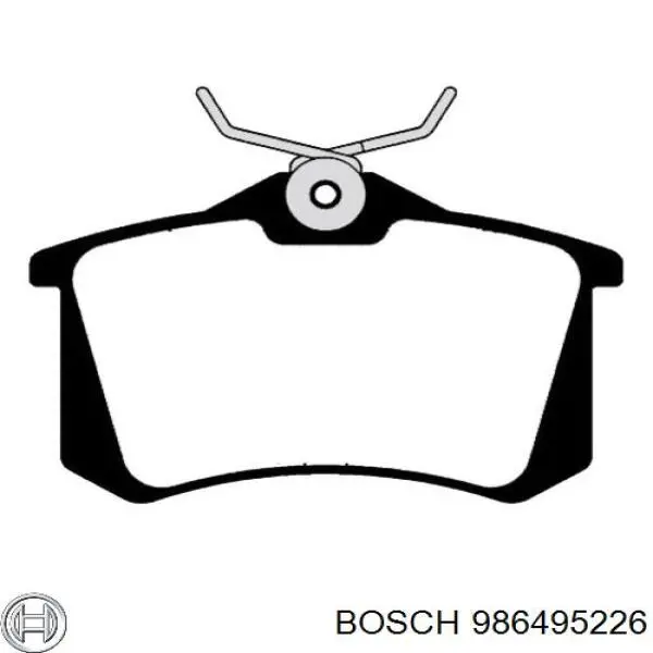 Задні гальмівні колодки Bosch 986495226 ціна, від 23.53 USD