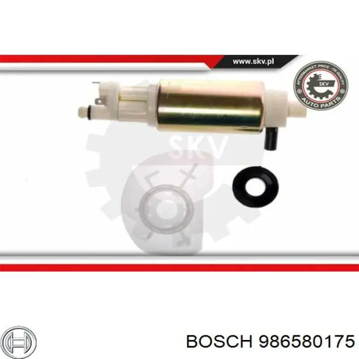 Модуль паливного насосу, з датчиком рівня палива 986580175 Bosch