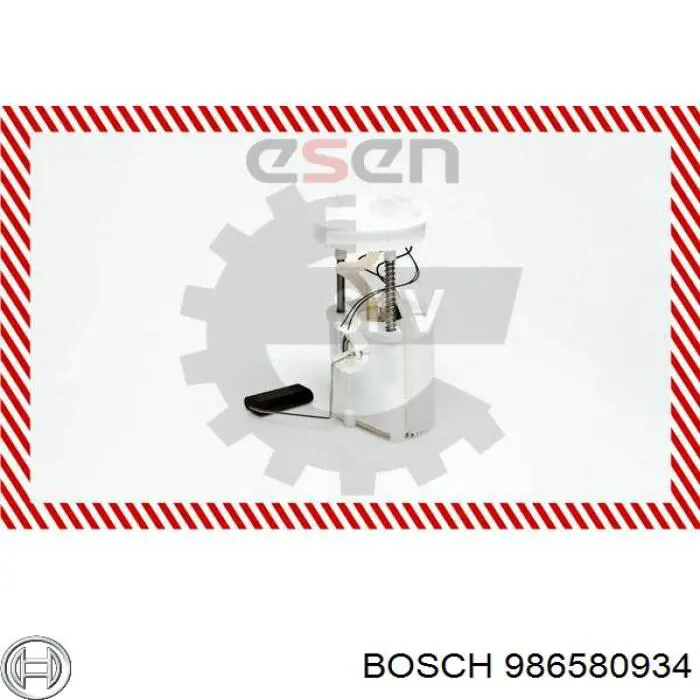 986580934 Bosch модуль паливного насосу, з датчиком рівня палива