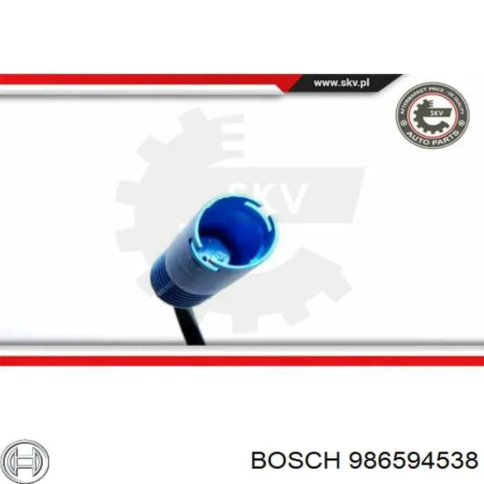 Датчик АБС (ABS) передній 986594538 Bosch