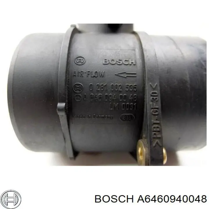 A6460940048 Bosch датчик потоку (витрати повітря, витратомір MAF - (Mass Airflow))