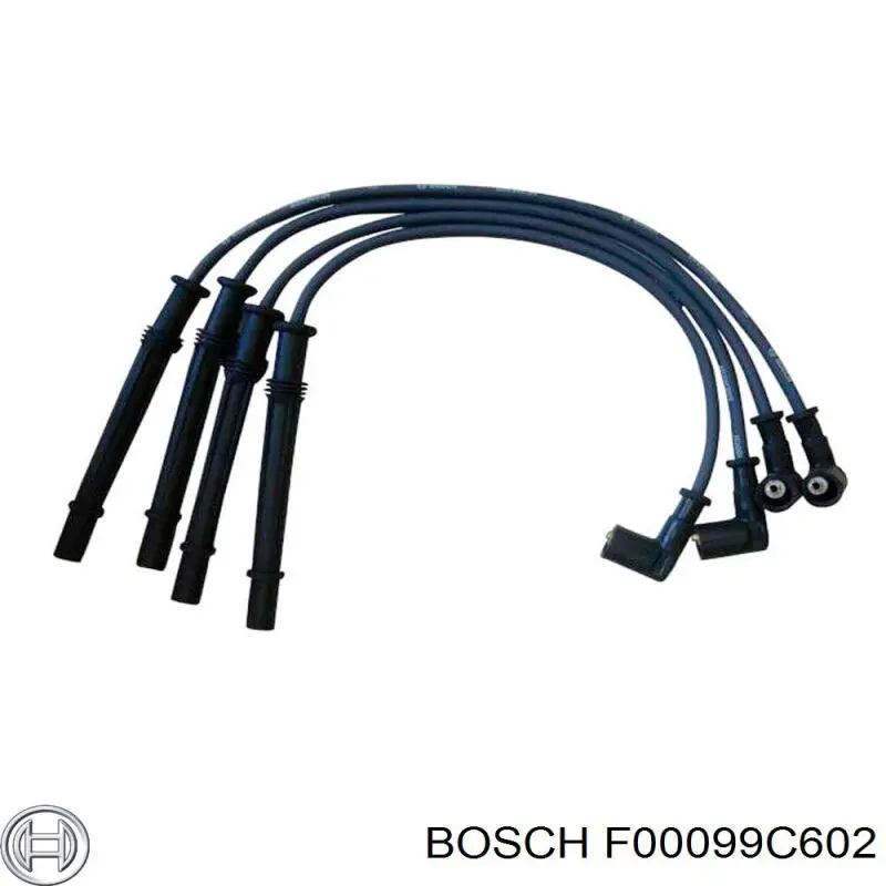 F00099C602 Bosch Проводи високовольтні