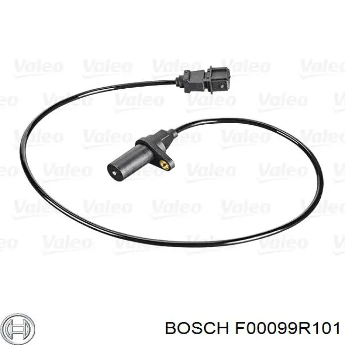 Датчик обертів колінвалу Bosch F00099R101 ціна, від 18.32 USD