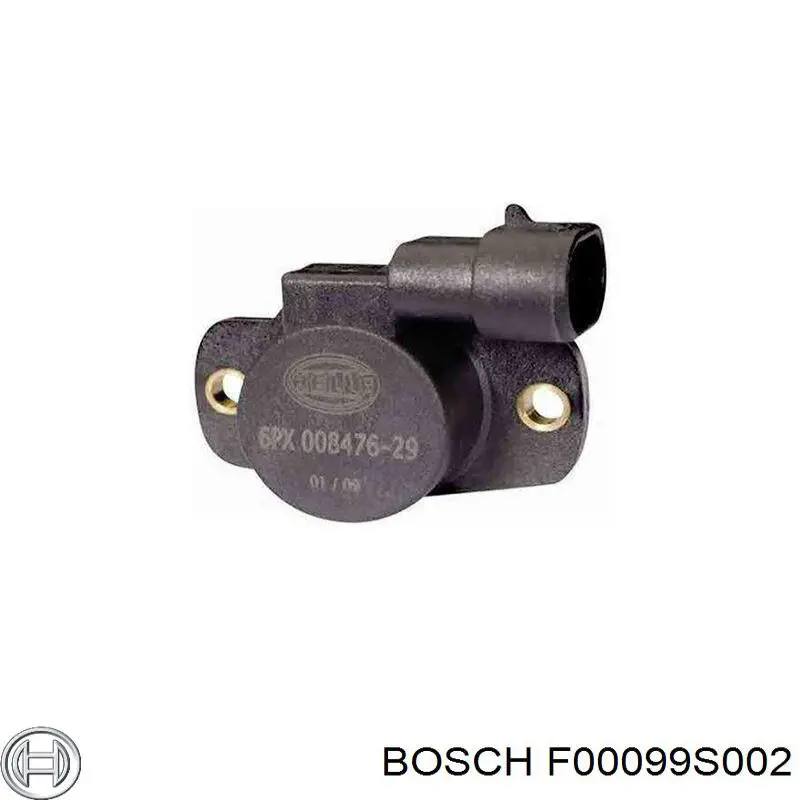 F00099S002 Bosch датчик положення дросельної заслінки (потенціометр)