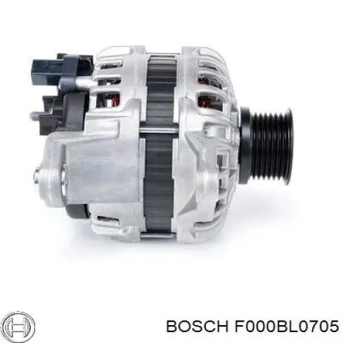 Генератор F000BL0705 Bosch