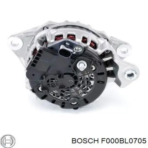 Генератор Bosch F000BL0705 ціна, від 152.48 USD