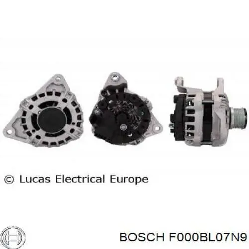 Генератор Bosch F000BL07N9 ціна, від 200.80 USD