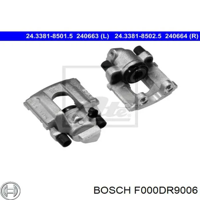 F000DR9006 Bosch Регулятор тиску палива модуля паливного насосу в баці