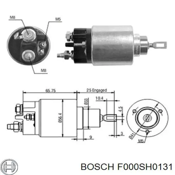 Втягуюче реле стартера F000SH0131 Bosch