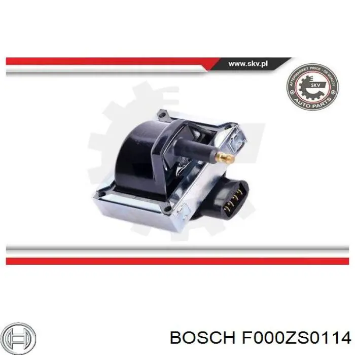 F000ZS0114 Bosch Котушка запалювання