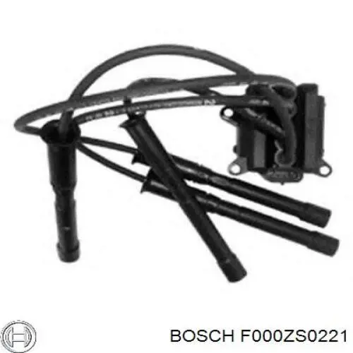 F000ZS0221 Bosch Котушка запалювання
