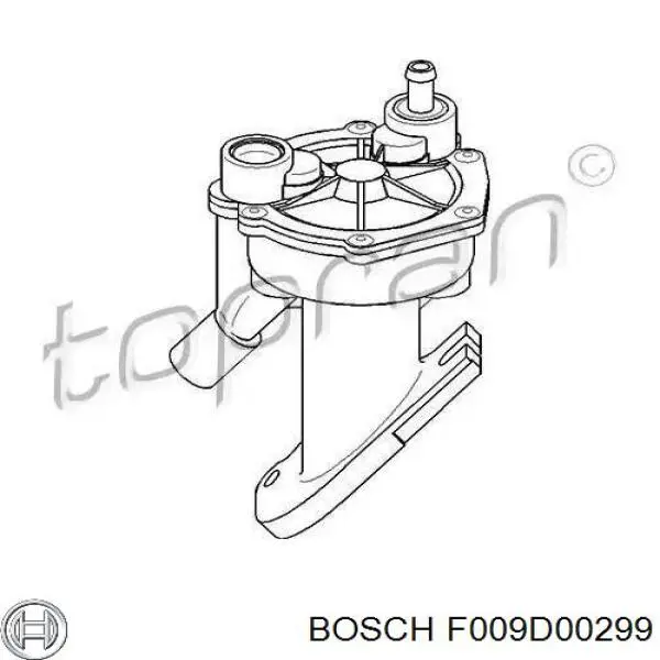 Насос вакуумний Bosch F009D00299 ціна, від 42.28 USD
