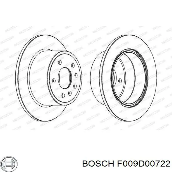 Прокладка вакуумного насосу Bosch F009D00722