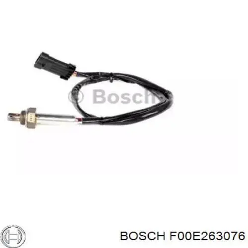Лямбдазонд, датчик кисню до каталізатора F00E263076 Bosch