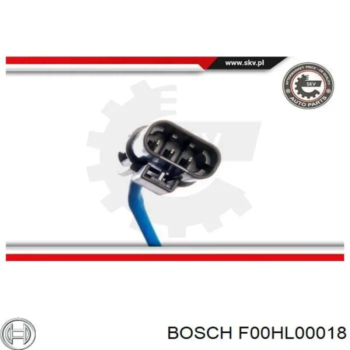 Купити F00HL00018 Bosch Лямбда зонд, датчик кисню