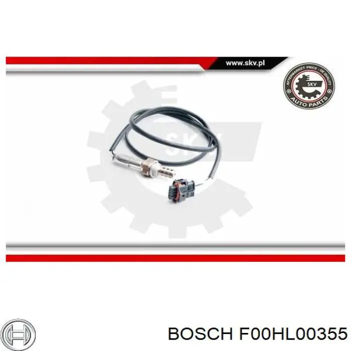 Лямбдазонд, датчик кисню після каталізатора Bosch F00HL00355 ціна, від 87.53 USD