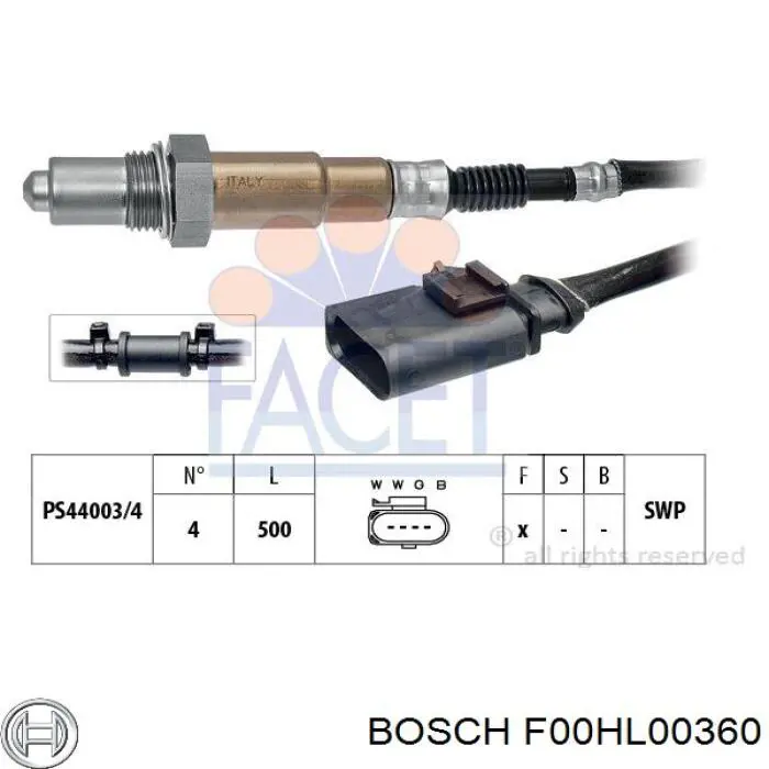 Купити ES2111112B1 Delphi Лямбдазонд, датчик кисню до каталізатора