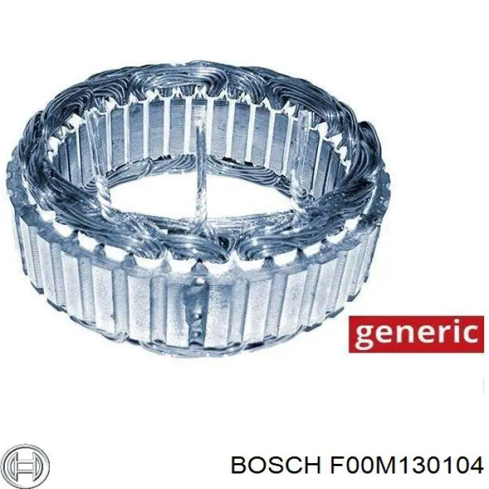 Обмотка генератора, статор BOSCH F00M130104