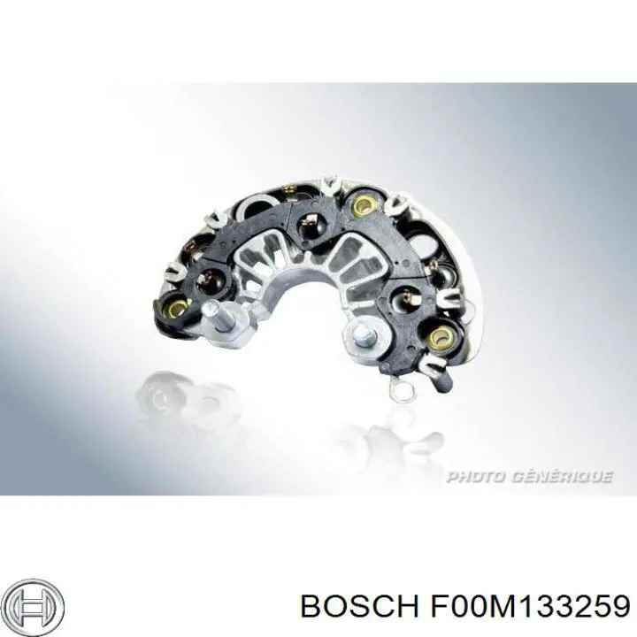 Міст доданий генератора Bosch F00M133259 ціна, від 21.37 USD