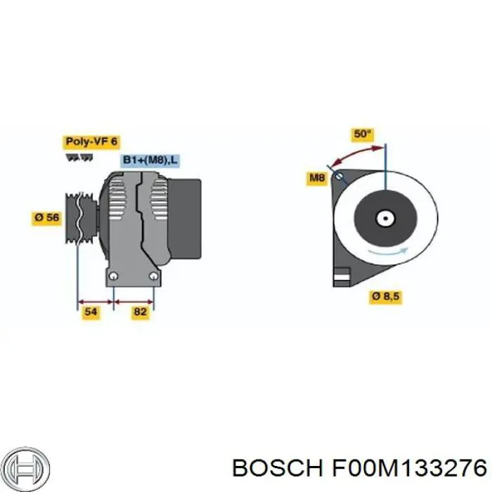 F00M133276 Bosch Діодний випрямляч