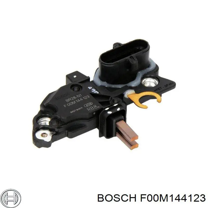 F00M144123 Bosch реле-регулятор генератора, (реле зарядки)