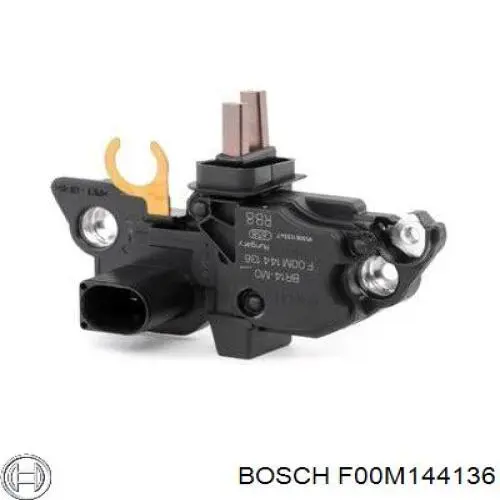 F00M144136 Bosch реле-регулятор генератора, (реле зарядки)