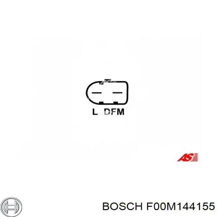 Реле генератора F00M144155 Bosch
