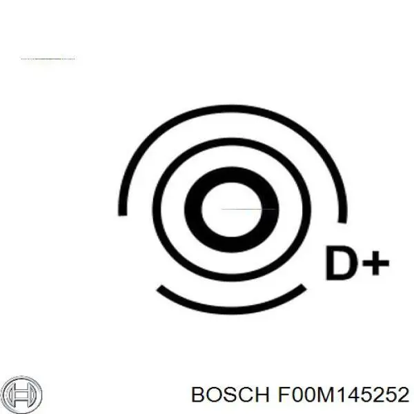 Реле зарядки генератора Bosch F00M145252 ціна, від 20.68 USD