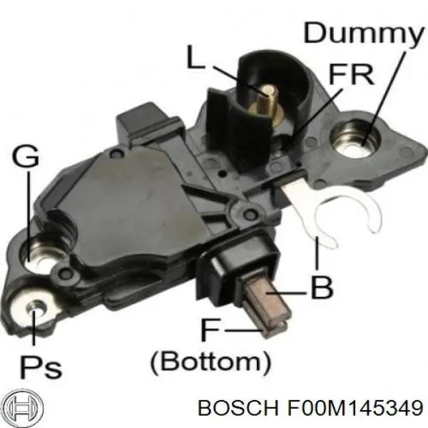 Реле-регулятор генератора, (реле зарядки) F00M145349 Bosch