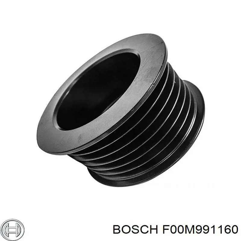Шків генератора 1986AE0463 Bosch