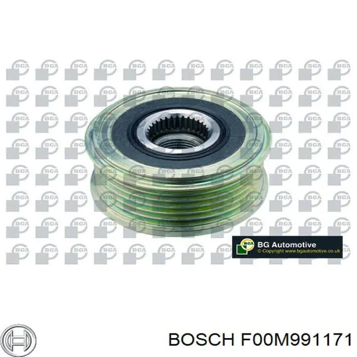 F00M991171 Bosch шків генератора