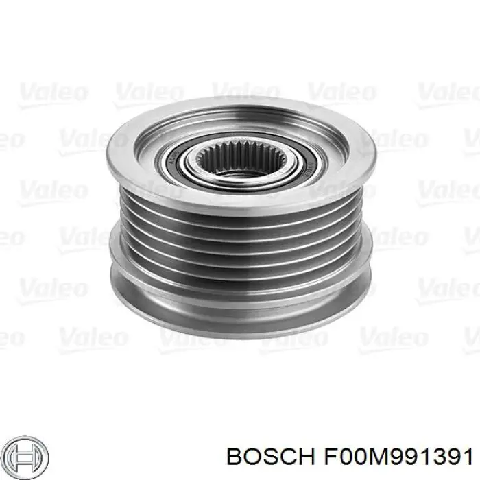 Шків генератора F00M991391 Bosch