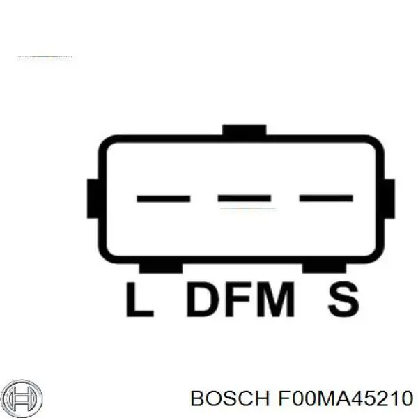 Купити F00MA45210 Bosch Реле регулятор напруги генератора