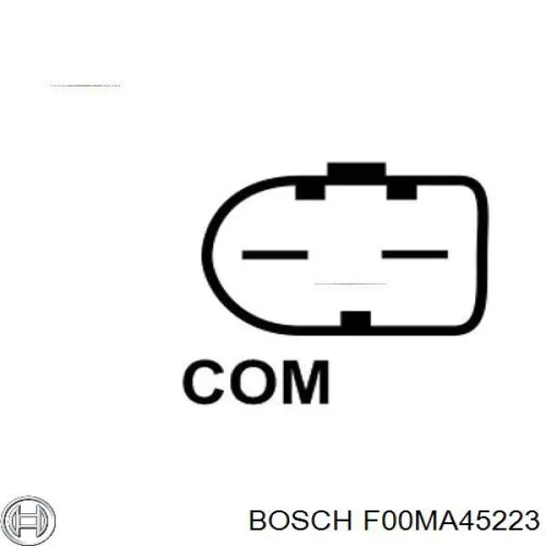 Купити F00MA45223 Bosch Реле регулятор напруги генератора
