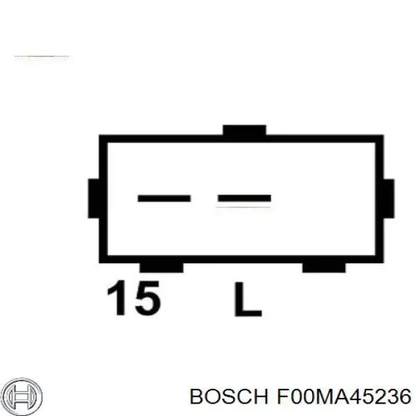 F00MA45236 Bosch Реле-регулятор (напруги)