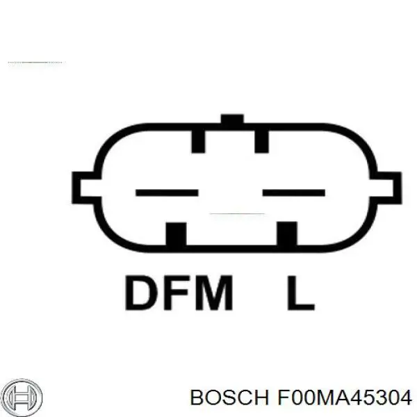 F00MA45304 Bosch Реле-регулятор (напруги)