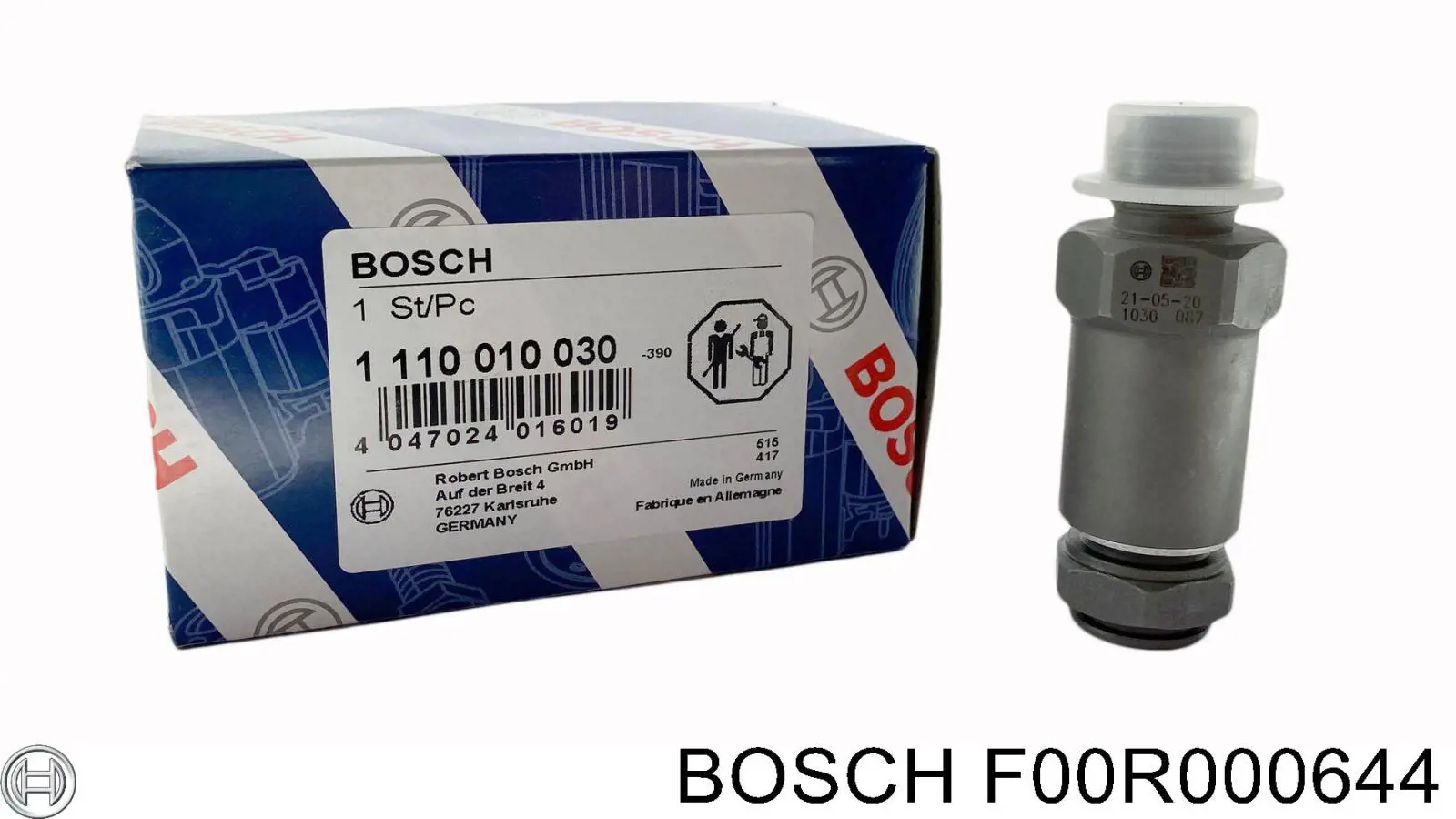 F00R000644 Bosch Клапан високого тиску