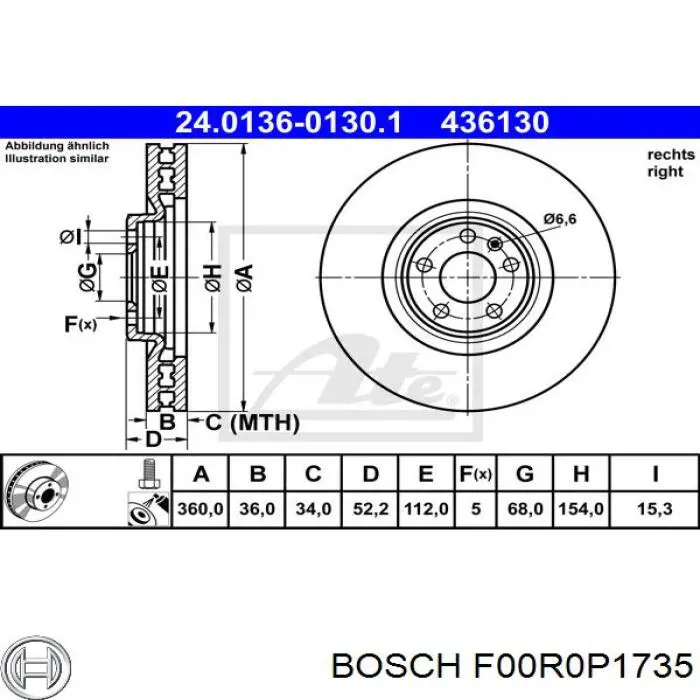 Ремкомплект ТНВД Bosch F00R0P1734