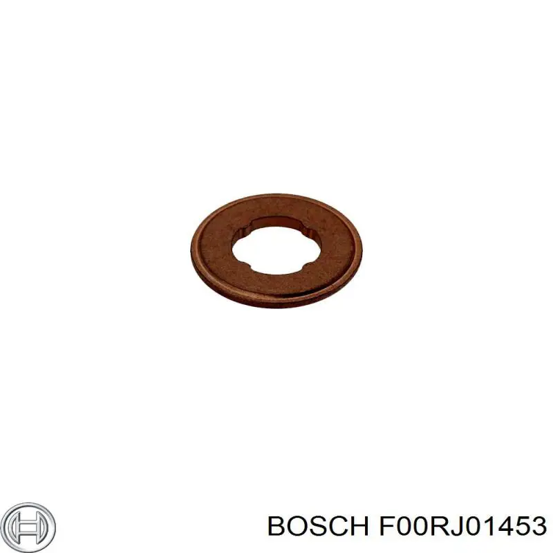 F00RJ01453 Bosch кільце форсунки інжектора, посадочне