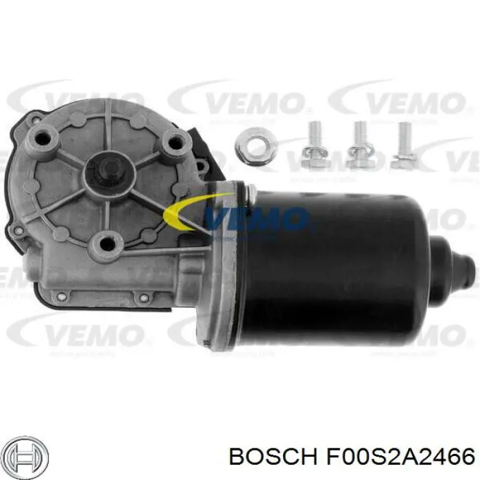 Двигун склоочисника лобового скла (трапеції) F00S2A2466 Bosch