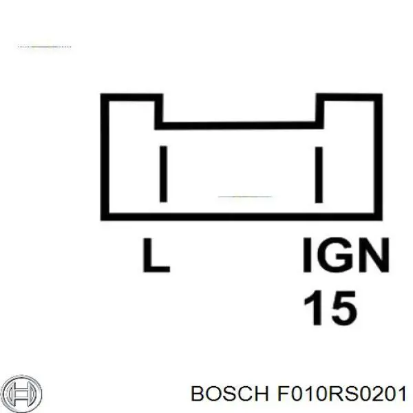 Купити F010RS0201 Bosch Реле регулятор напруги генератора