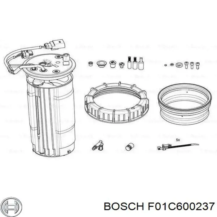 Блок підігріву палива F01C600237 Bosch