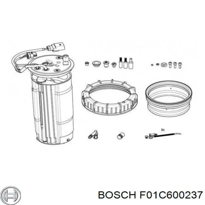 F01C600237 Bosch Підігрівач палива