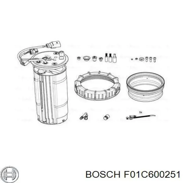 7503007 Hoffer Нагрівальний елемент насоса сечовини Ad blue