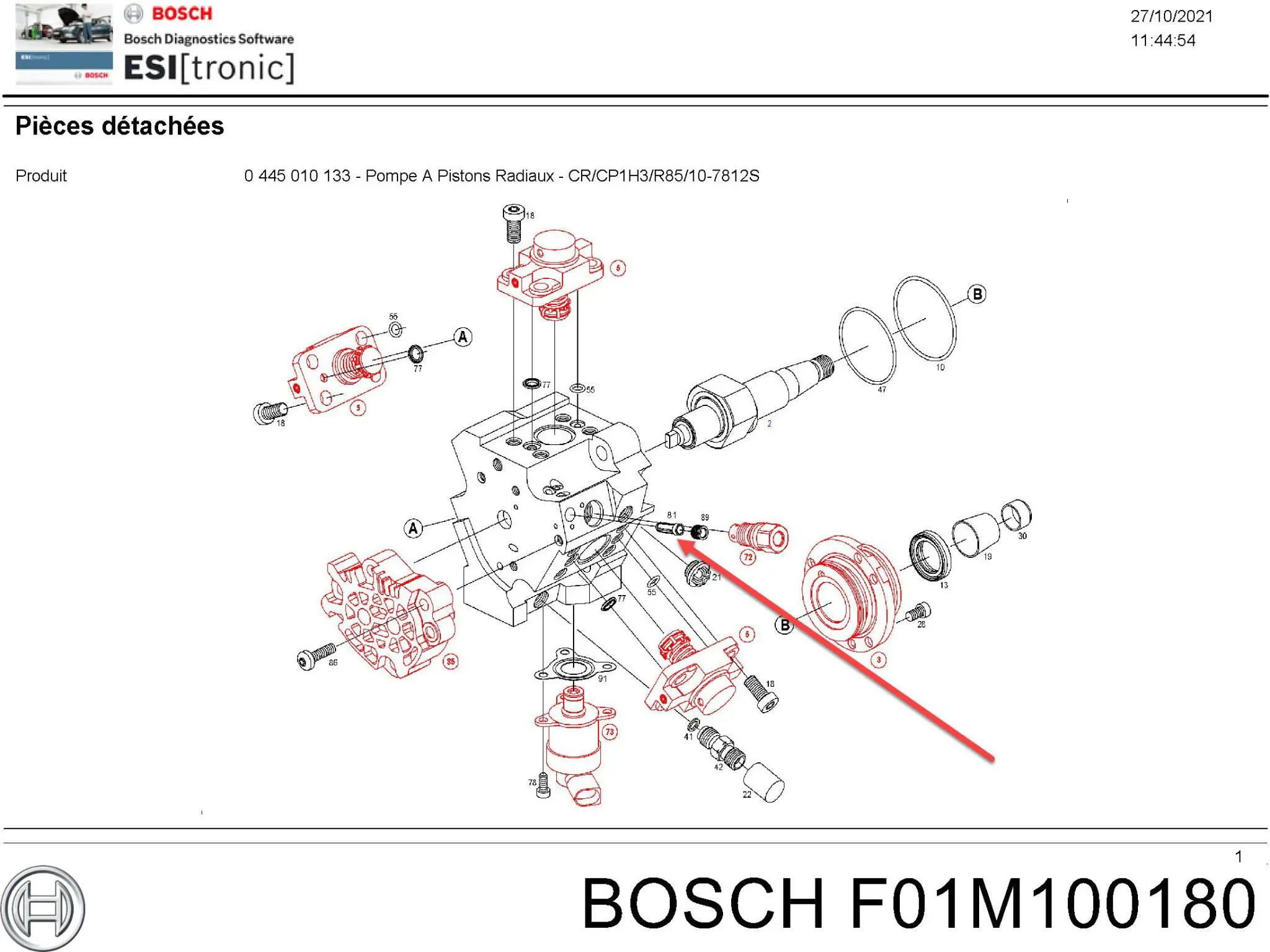  F01M100180 Bosch