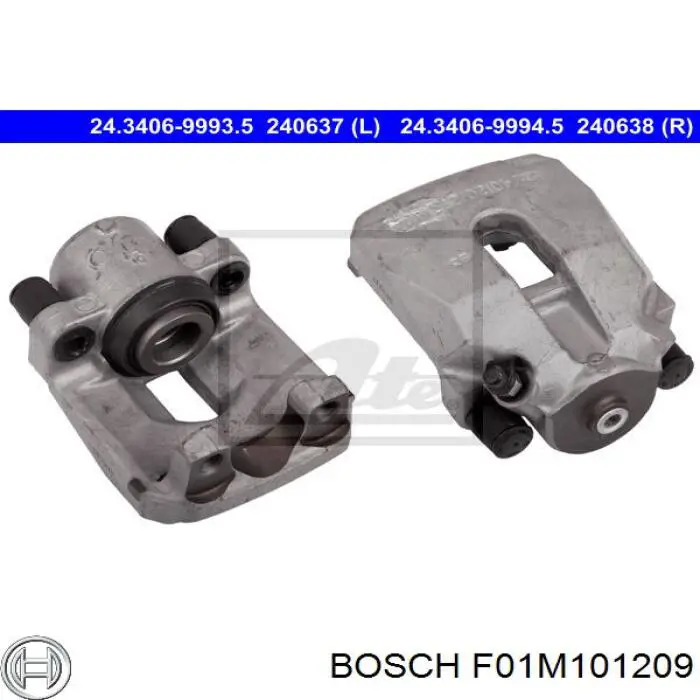 Клапан регулювання тиску, редукційний клапан ПНВТ F01M101212 Bosch