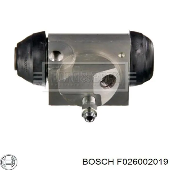 Циліндр гальмівний колісний/робітник, задній F026002019 Bosch