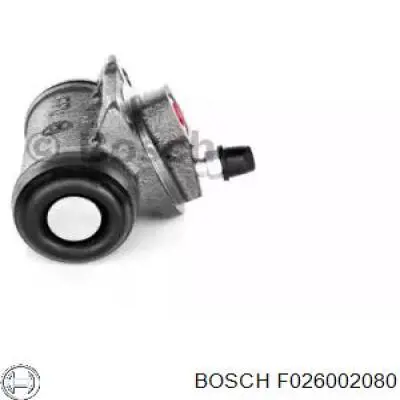 Купити F026002080 Bosch Циліндр гальмівний колісний/робітник, задній
